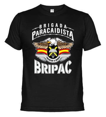 Camiseta Bripac Aguila. Brigada Paracaidista. BRIPAC. BRILPAC