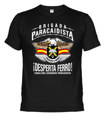 Camiseta Bripac Aguila. Brigada Paracaidista. BRIPAC. BRILPAC