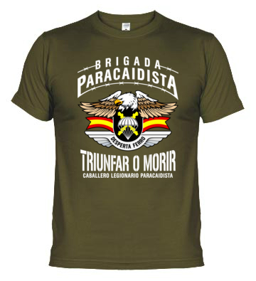 Camiseta Bripac Aguila. Brigada Paracaidista. BRIPAC. BRILPAC