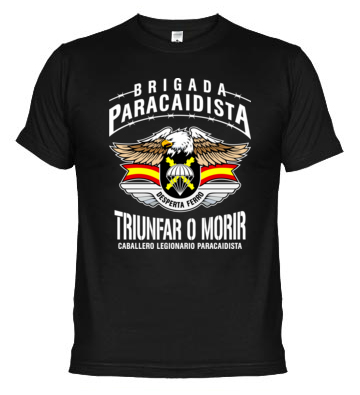 Camiseta Bripac Aguila. Brigada Paracaidista. BRIPAC. BRILPAC