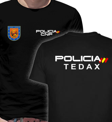 Camiseta Policía Nacional TEDAX mod.3